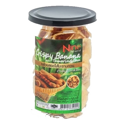 กล้วยสอดไส้มะขาม กระปุก 120g