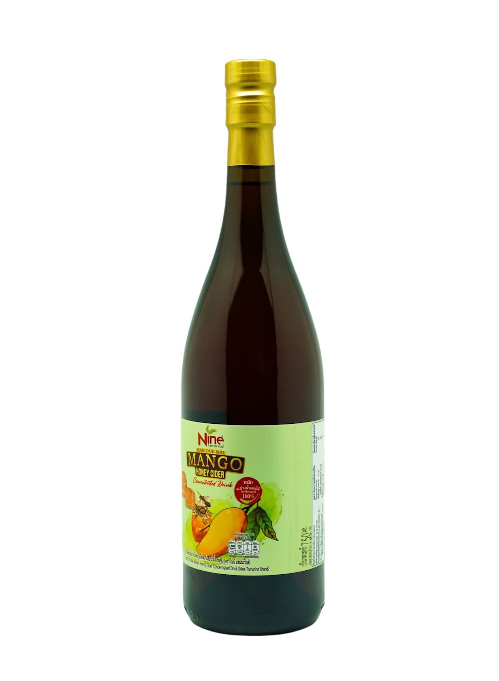ไซเดอร์มะม่วง ผสมน้ำผึ้งป่า 750ml